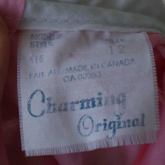 Pink vintage baby girl dress pinafore 12 months - Picture 12 of 16